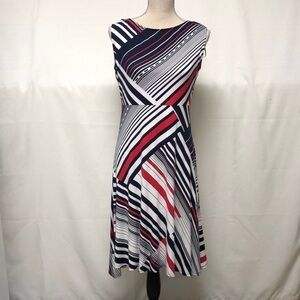 Marble light knit dress